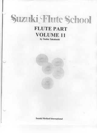 Suzuki Volume 11 - Flauta