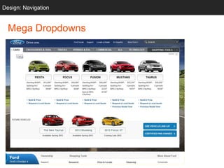 Grids
Mega Dropdowns
Design: Navigation
 