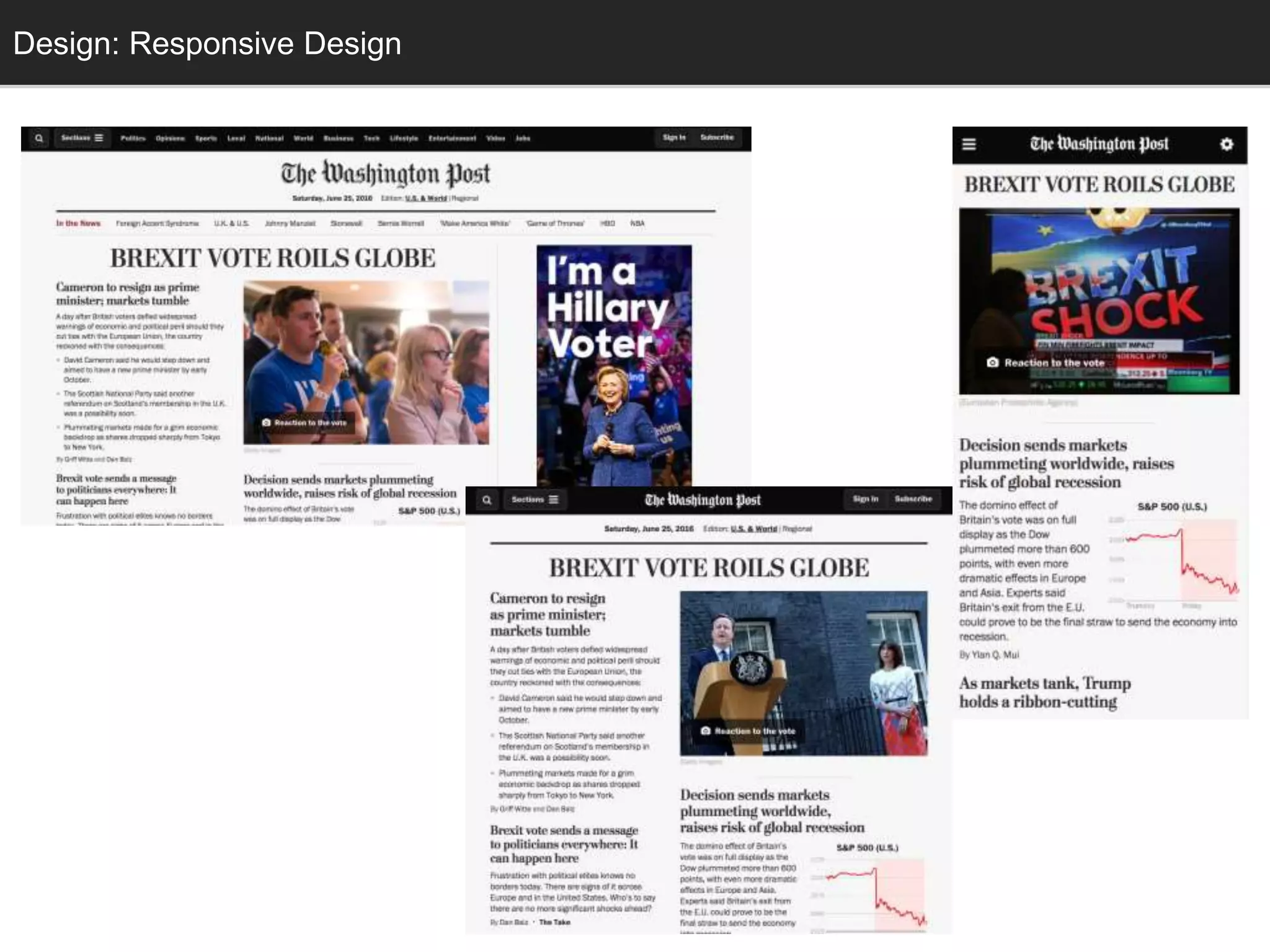Design: Responsive Design
 