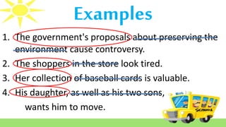 Subject-Verb Agreement 01