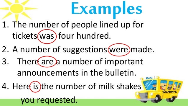 subject verb agreement 01 verb agreement