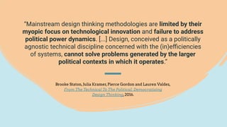 DSI Global Guest Lecture Series 2021: Critical Design Alternatives