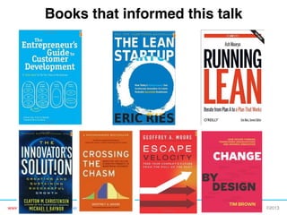 www.rallydev.com @zachnies! ©2013!
Books that informed this talk!
 
