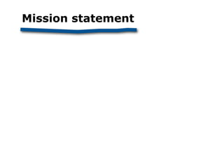 Mission statement
 