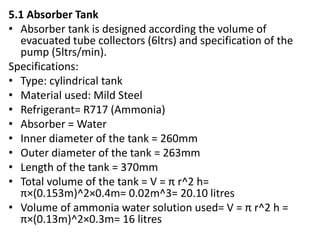 Design and fabrication of a Vapor absorption Refrigeration using solar ...