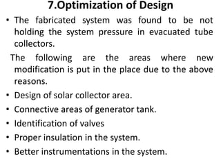 Design and fabrication of a Vapor absorption Refrigeration using solar ...