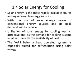 Design and fabrication of a Vapor absorption Refrigeration using solar ...