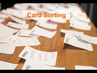 Card Sorting
 