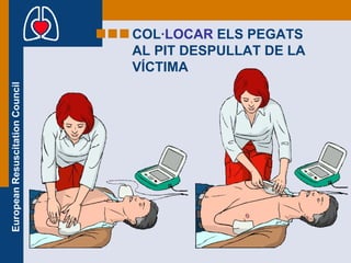 COL ·LOCAR  ELS PEGATS AL PIT DESPULLAT DE LA VÍCTIMA 