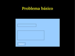 Problema básico
Salvar
 