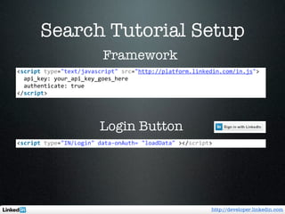 Creating Professional Applications with the LinkedIn API | PPT