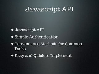 Creating Professional Applications with the LinkedIn API | PPT