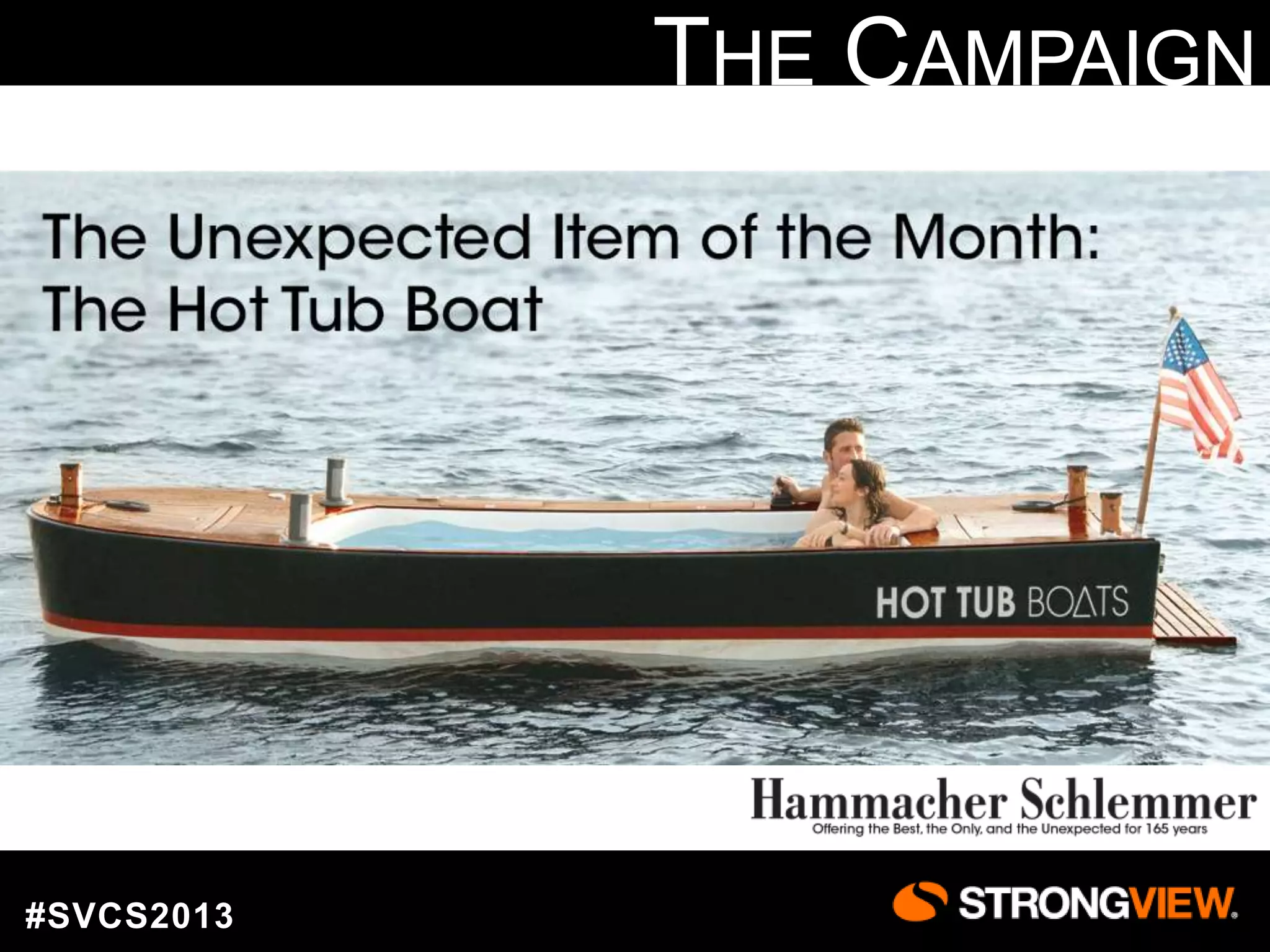 THE CAMPAIGN

#SVCS2013

 