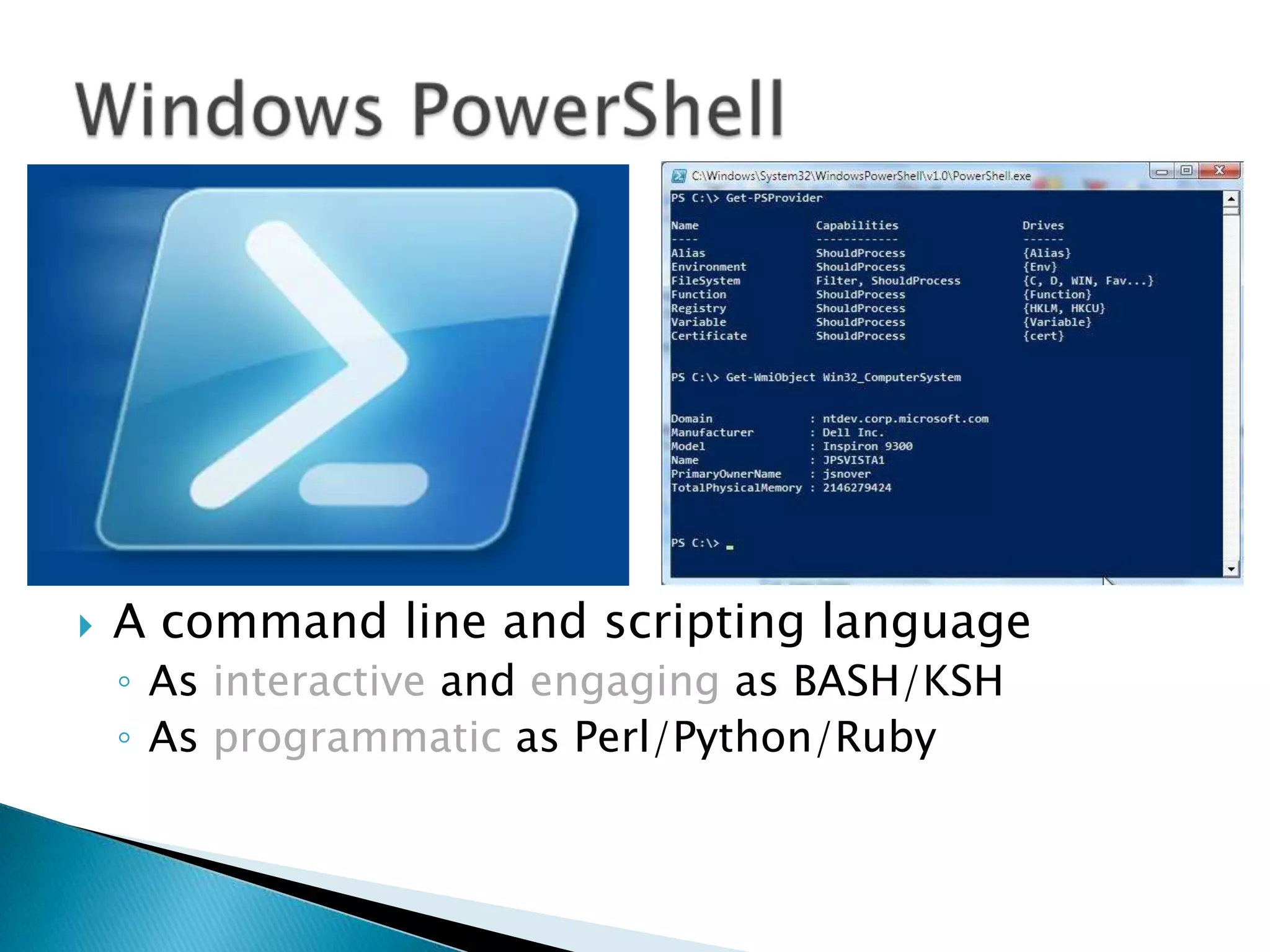 SVCC 5 introduction to powershell | PPT