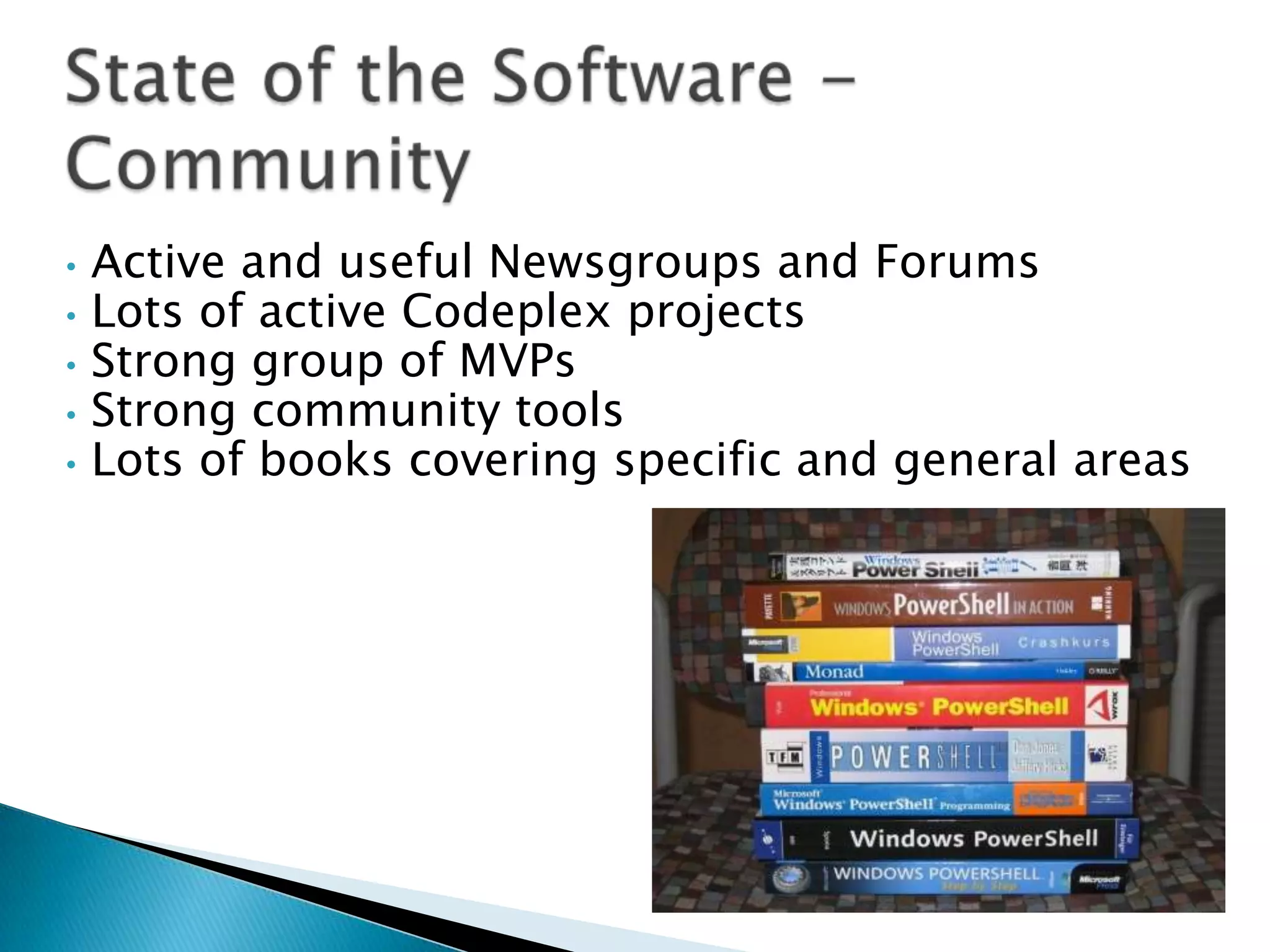 State of the Software - CommunityActive and useful Newsgroups and Forums