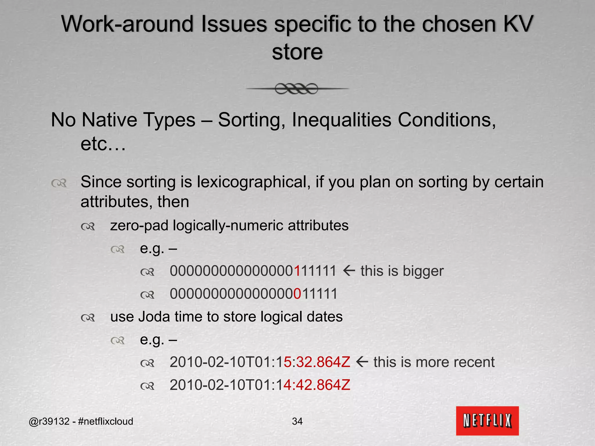 Challenge 1Translate RDBMS Concepts to Key-Value Store Concepts 