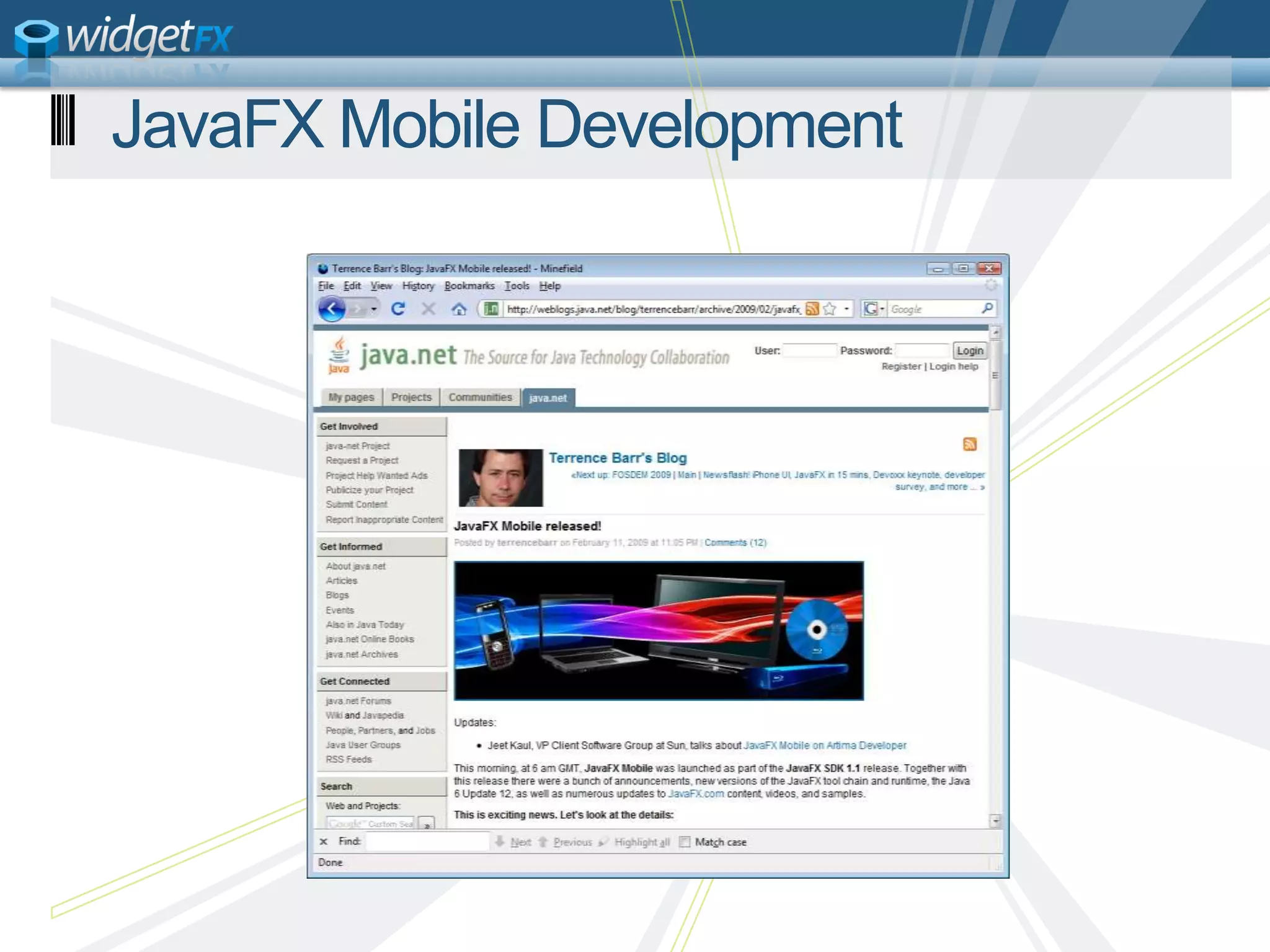 JavaFX Mobile Development