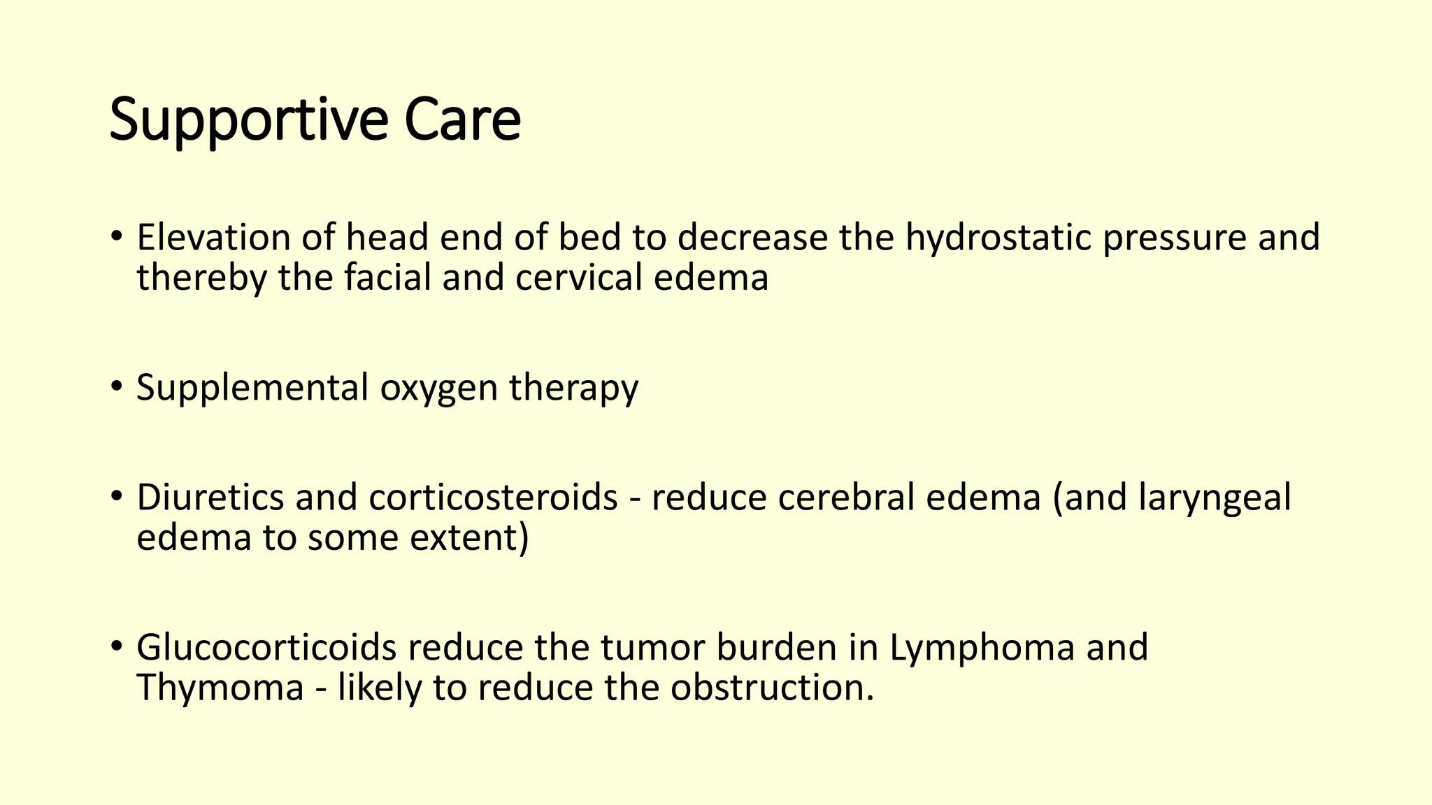 Svc Syndrome A Surgical Perspective Ppt