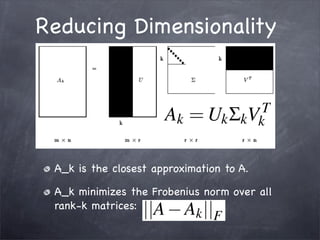 SVD and the Netflix Dataset