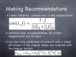 SVD and the Netflix Dataset