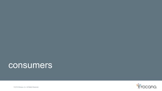 © 2015 Rocana, Inc. All Rights Reserved.
consumers
 