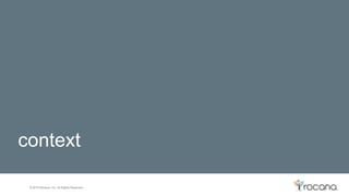 © 2015 Rocana, Inc. All Rights Reserved.
context
 