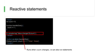 Learning Svelte | PPTX