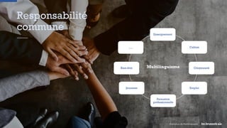 Responsabilité
commune
Culture
Citoyenneté
Emploi
Formation
professionnelle
Jeunesse
Bien-être
Enseignement
Multilinguisme
Promotion du Multilinguisme
…
 