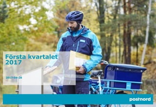 Första kvartalet
2017
2017-04-28
 