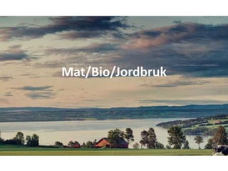 Mat/Bio/Jordbruk
 