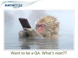 Want to be a QA. What’s next??
 