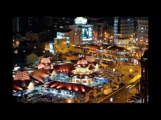 Belgrad in der Nacht