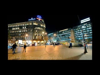 Belgrad in der Nacht