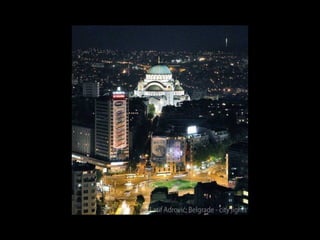 Belgrad in der Nacht