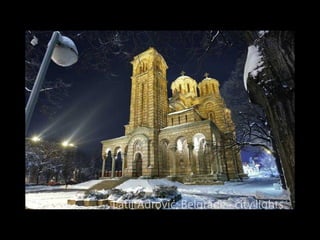 Belgrad in der Nacht
