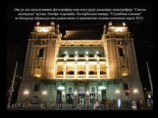 Belgrad in der Nacht