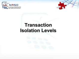 Transaction Isolation Levels 
