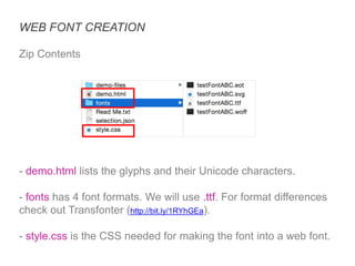 Building Axure Icon Widget Libraries Using Web Fonts | PPTX