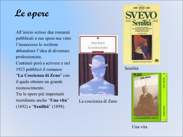 La Coscienza Di Zeno Riassunto Capitolo Per Capitolo