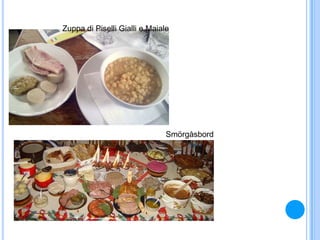 Zuppa di Piselli Gialli e Maiale
Smörgåsbord
 