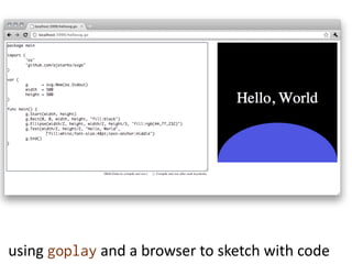 using  goplay  and  a  browser  to  sketch  with  code
 