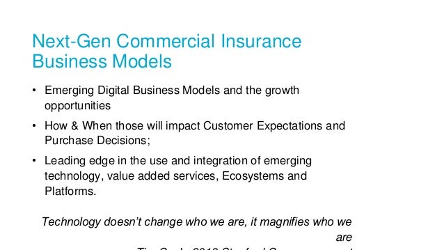 Insurance Business Models?