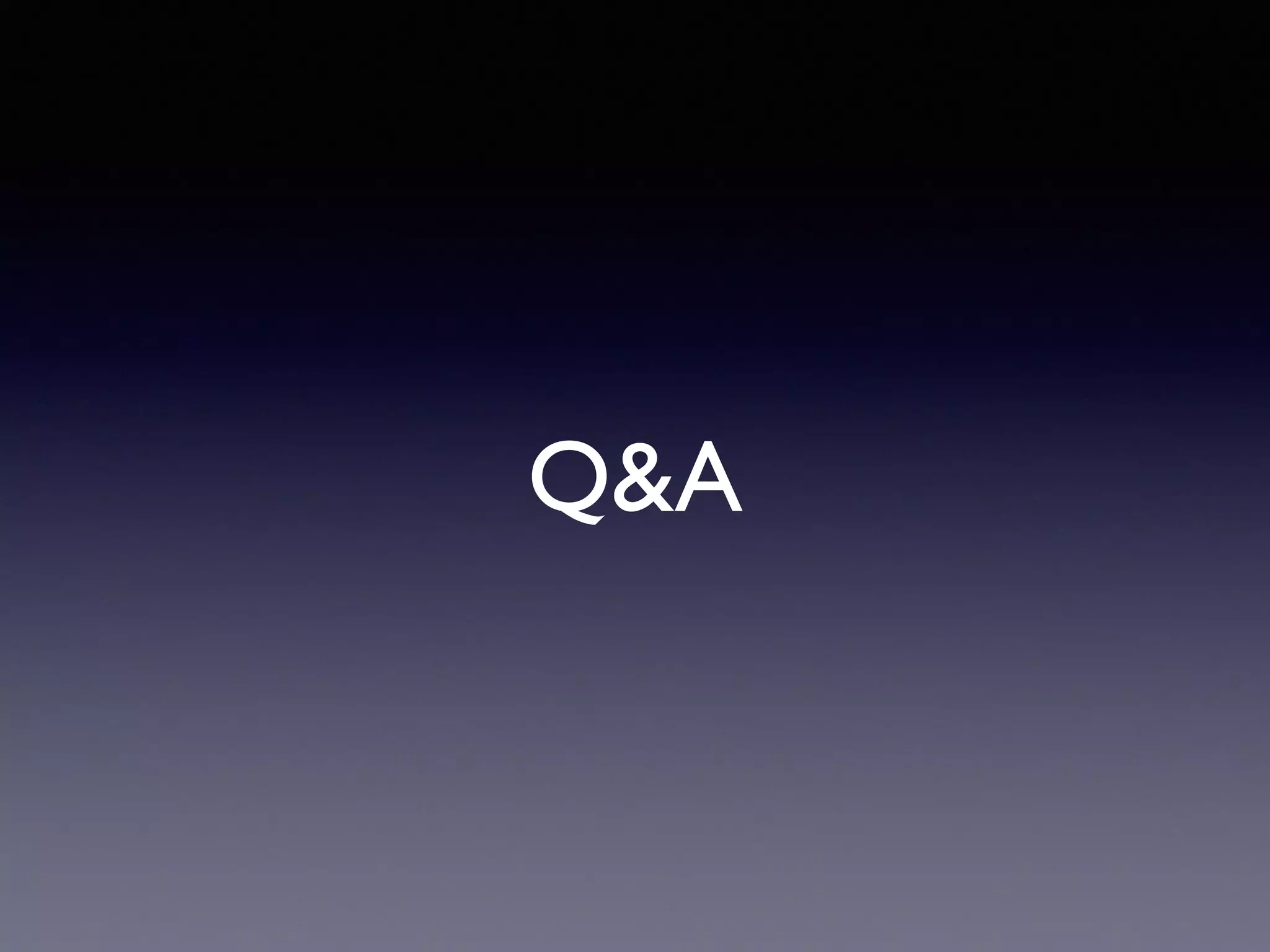 Q&A 