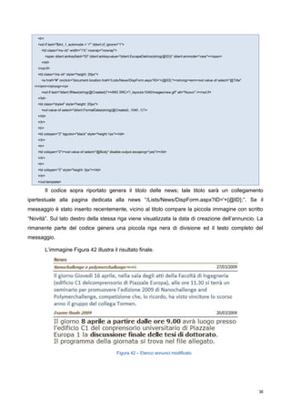 Sviluppo Di Portali Tramite La Tecnologia Sharepoint