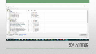 SDK Manager
 