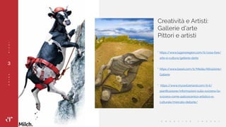 Creatività e Artisti:
Gallerie d’arte
Pittori e artisti
ERIKARICCI
3
* https://www.luganoregion.com/it/cosa-fare/
arte-e-c...
