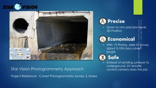 Culvert Computer Vision Svl underground utility photogrammetry survey | PPTX