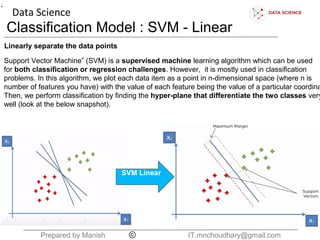 Support Vector Machine (Classification) - Step by Step | PPT