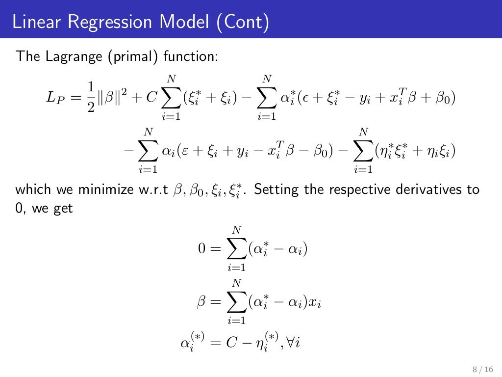 SVM for Regression