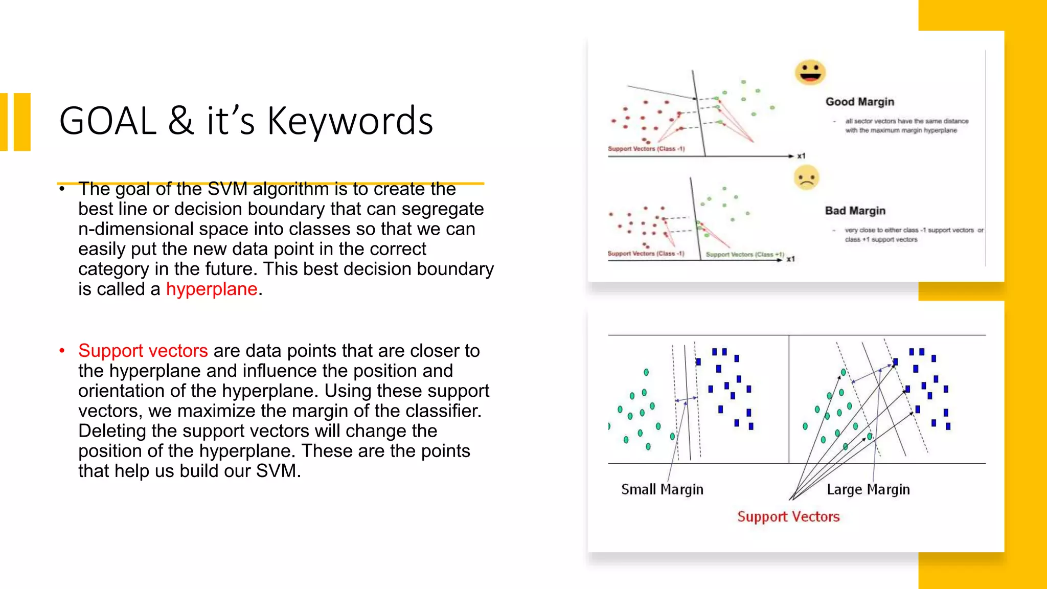 Support Vector Machine ppt presentation | PPTX